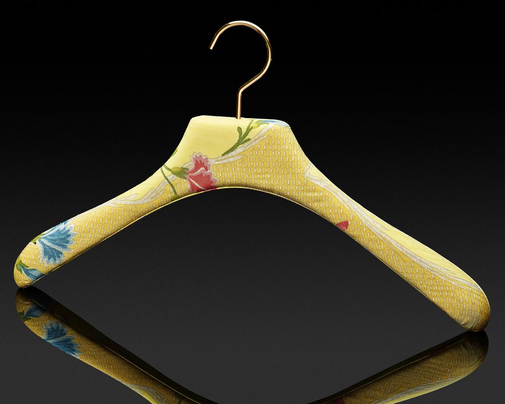 Dressings - Cintres gainés en tissu pour femmes - Collection ROYALE. - AUTHENTIQUES PARIS