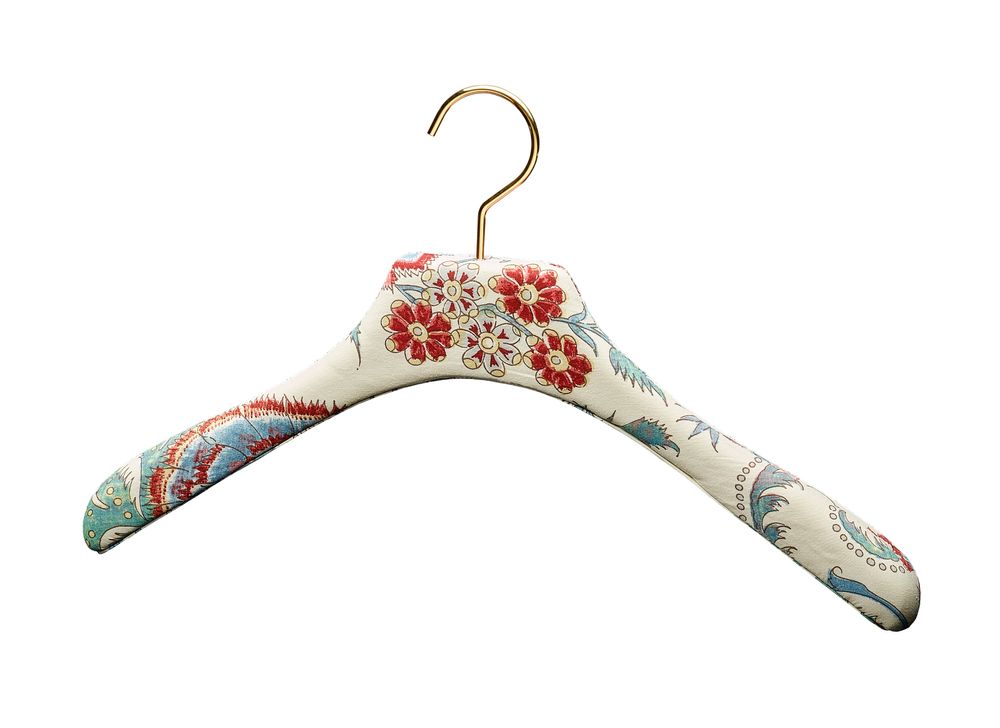 Dressings - Cintres gainés en tissu pour femmes - Collection ROYALE. - AUTHENTIQUES PARIS