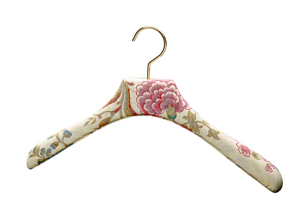 Dressings - Cintres gainés en tissu pour femmes - Collection ROYALE. - AUTHENTIQUES PARIS