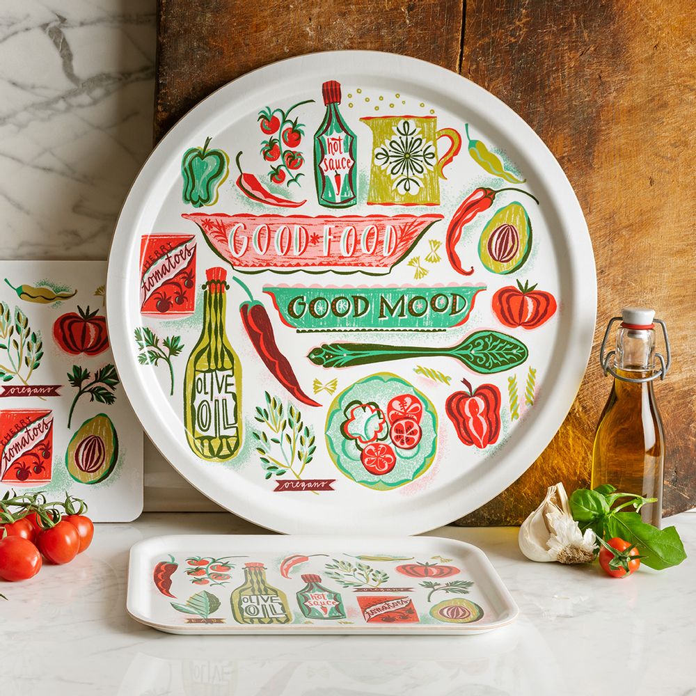 Table mat - Good Food - Trays - Table mat -Placemat - serving trays - JAMIDA OF SWEDEN