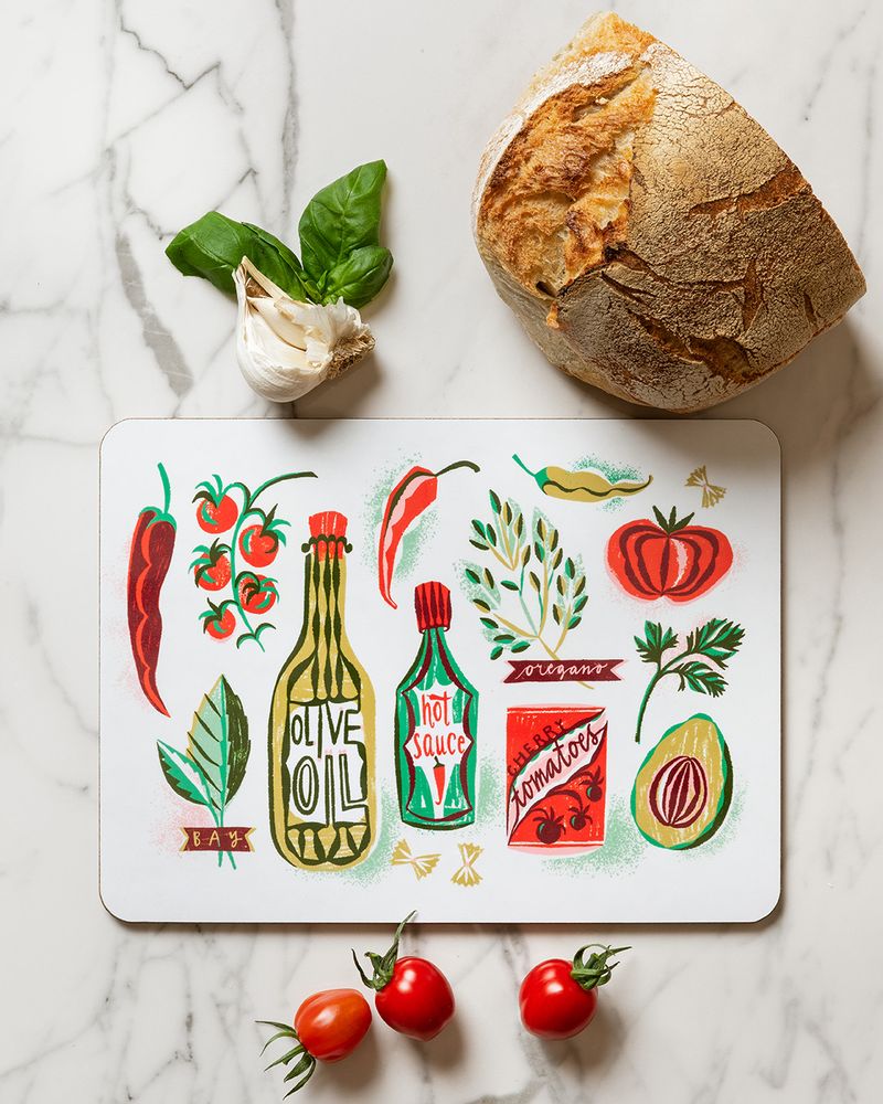 Table mat - Good Food - Trays - Table mat -Placemat - serving trays - JAMIDA OF SWEDEN