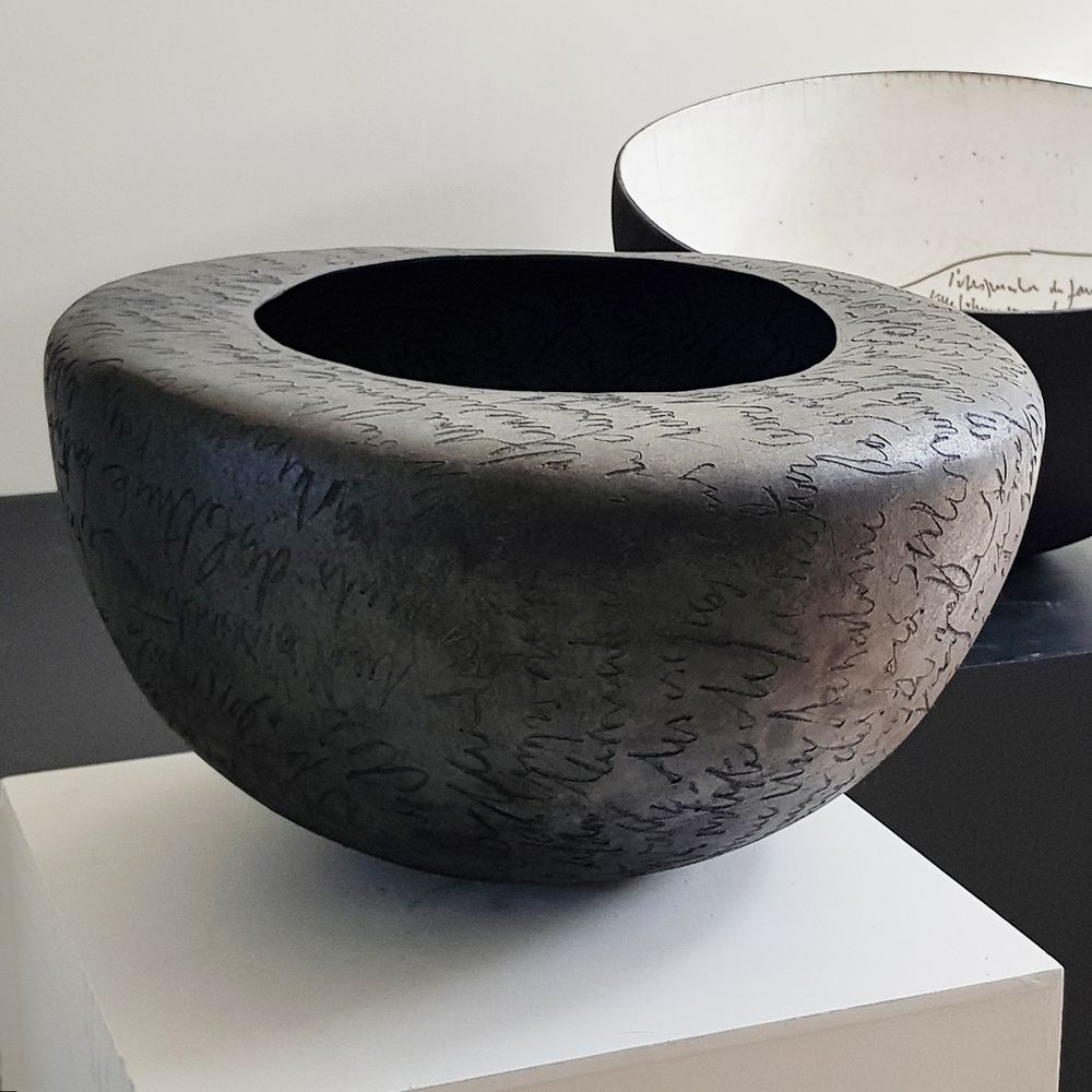 Unique pieces - Sculpture Earth - Poetry Container - Extra Large - KARINE DENIS