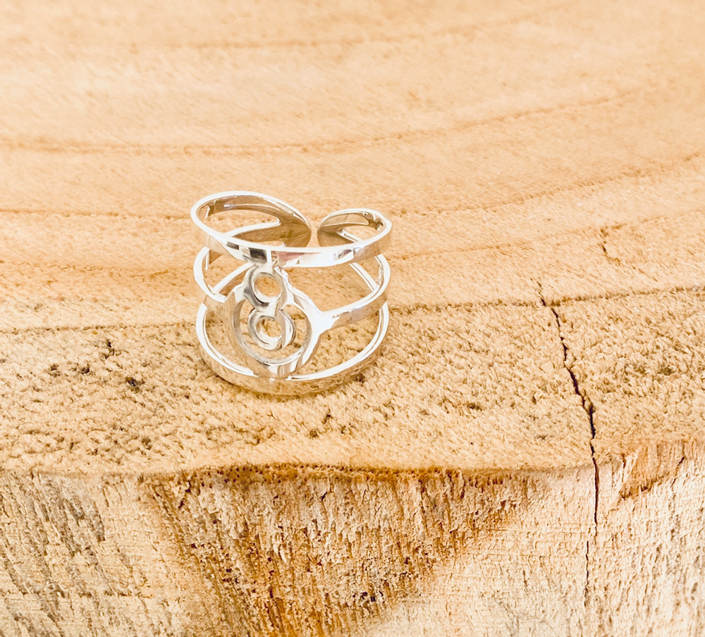 Bijoux - Bague en argent sterling BeYou : symbole énergétique - BEYOU BY BEYOUBEUNITED