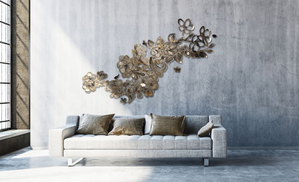 Autres décorations murales - Papier peint « À l'ombre des cerisiers » - ESTELLE MATCZAK