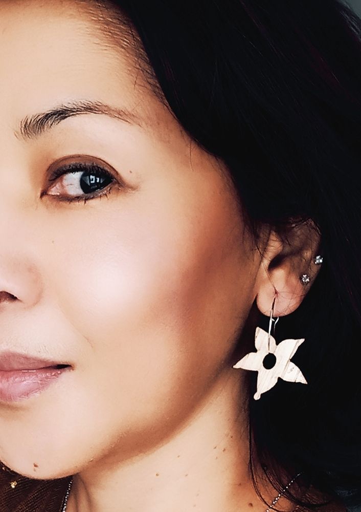 Jewelry - Earrings made of Palm trees leaves - ARECABIO
