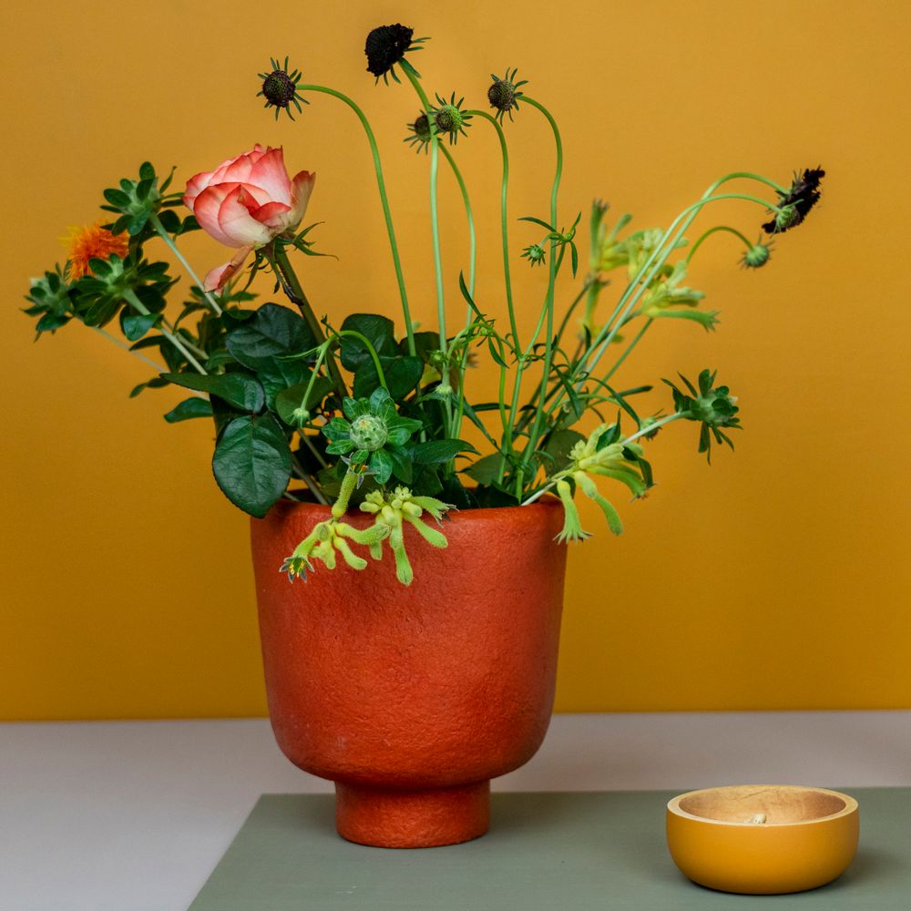 Vases - Paper pulp vases, flowerpots and desk items - KINTA