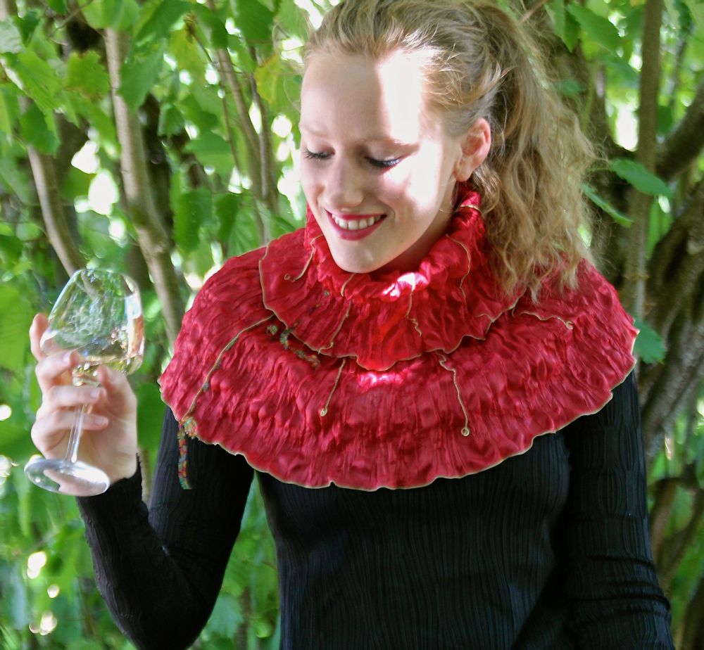 Scarves - Cascade Collar Fashion Accessory - LINÉ-GÖLZ