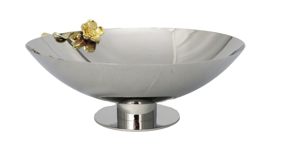 Plats et saladiers - Coupe à fruit Flor - ORFÈVRERIE ROYALE