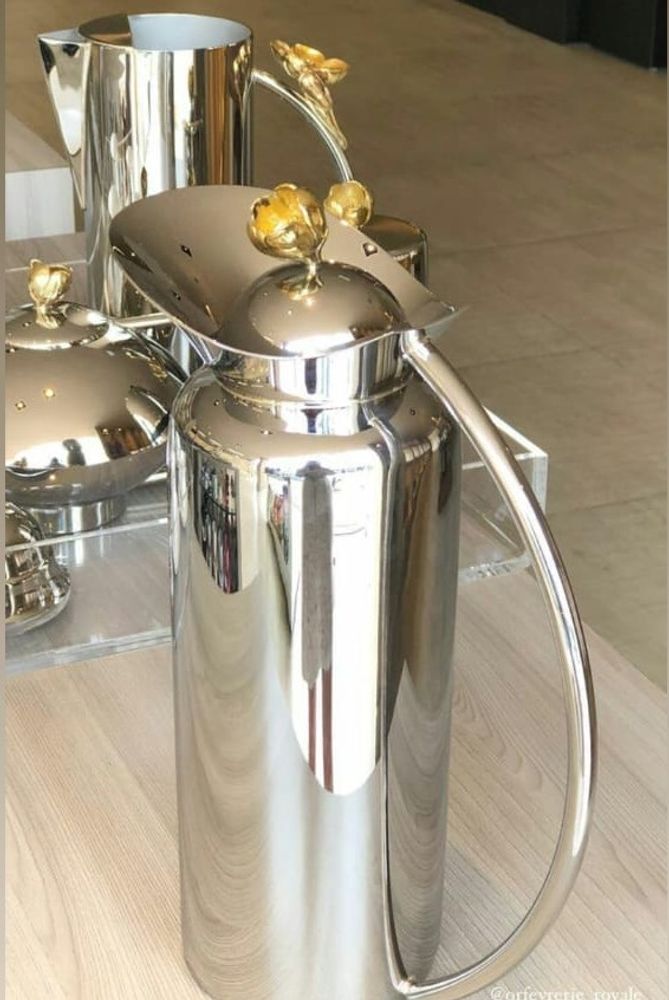 Goldsmithing - FLOR Isothermic Bottle - ORFÈVRERIE ROYALE