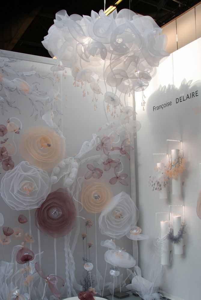 Tableaux - TABLEAU TEXTILE VEGETAL NOTE GIVREE - FRANÇOISE DELAIRE CRÉATIONS