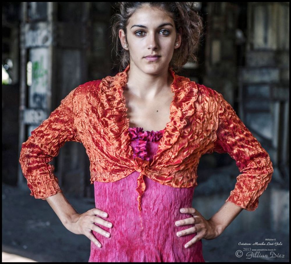 Apparel - Evening wear pleated bolero - LINÉ-GÖLZ