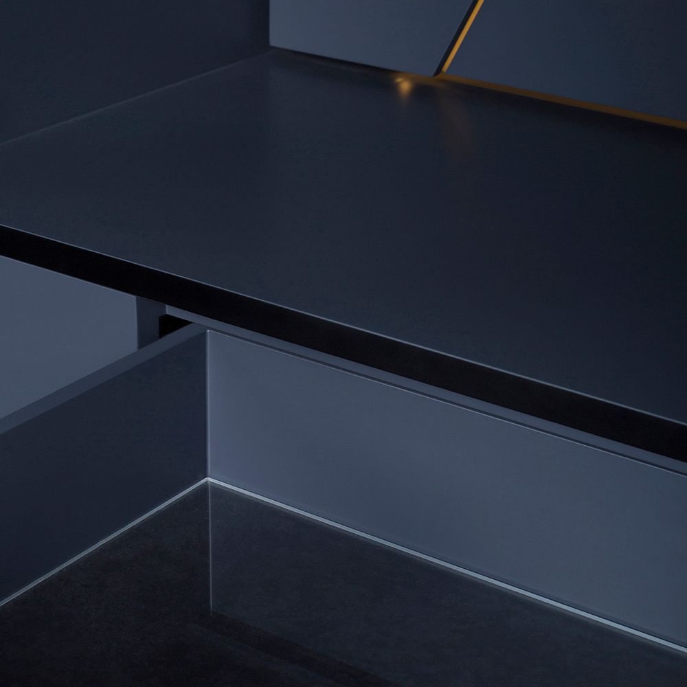 Boîtes de rangement - Meuble de Bar Saqris Moderne, Noir, Fabriqué à la Main au Portugal par Greenapple - GREENAPPLE DESIGN INTERIORS