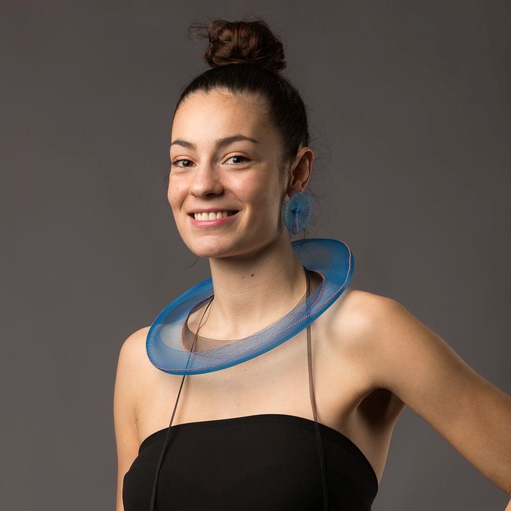 Jewelry - CLAUDINE - COLLAR COLLAR STITCHING CLAUDINE - P/E 2021 - FRANÇOISE DELAIRE CRÉATIONS