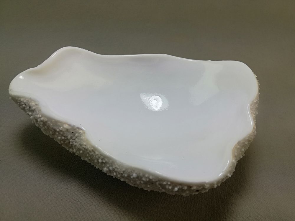 Assiettes de réception - HUÎTRE BLANCHE - MALIFANCE