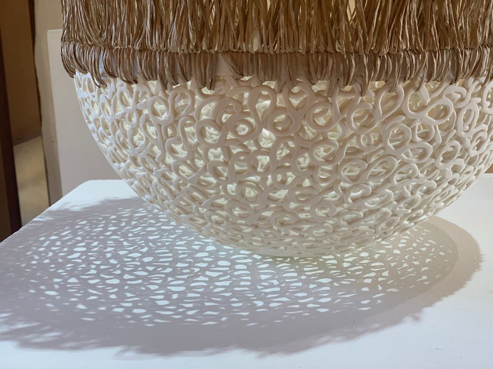 Design objects - Cocoon cut “Connect the being to its roots” - T4. - LOUPMANA BY LOVO MURIEL