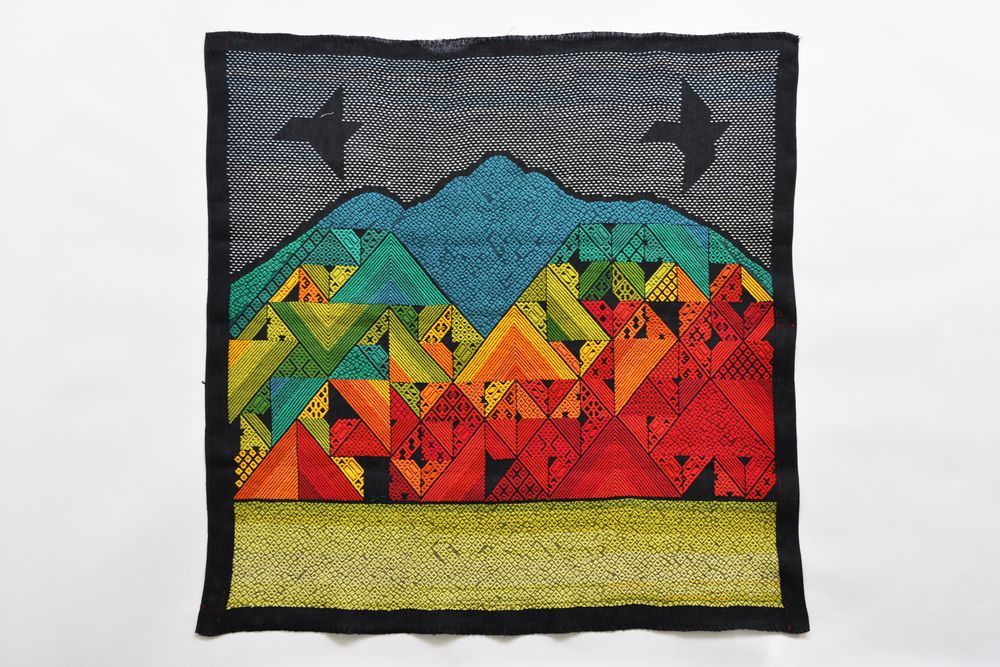 Other wall decoration - EMBROIDERED TAPESTRIES “TSUGARU” AUTUMN - KIDA YOKO