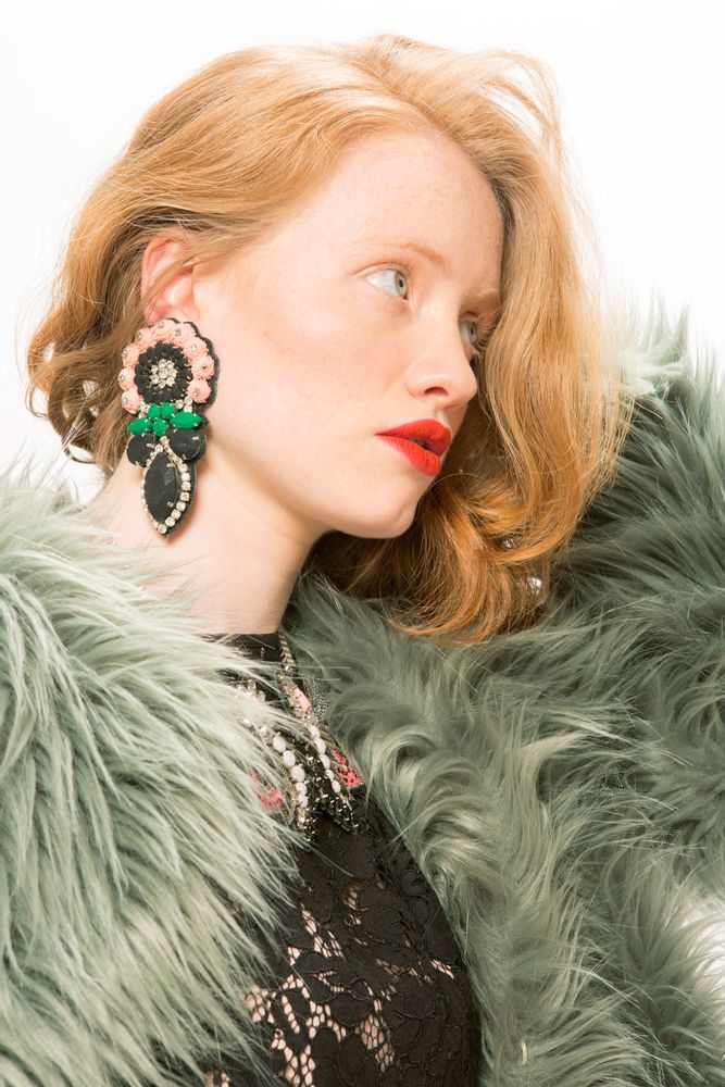 Bijoux - Inès Boucles d'oreilles - CHRISTINE'S - HANDMADE DESIGNERS ACCESSORIES