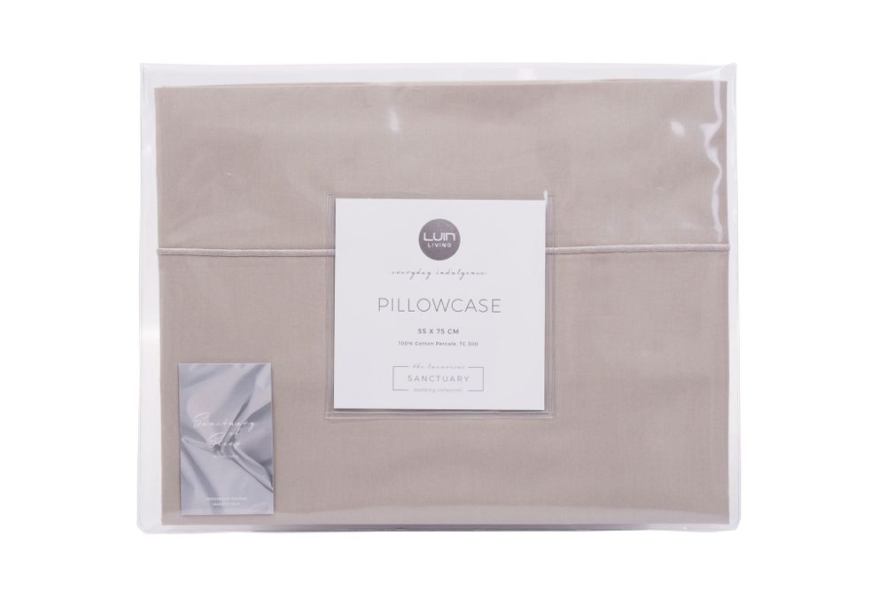Linge de lit - Taie d'oreiller 55x75cm - LUIN LIVING