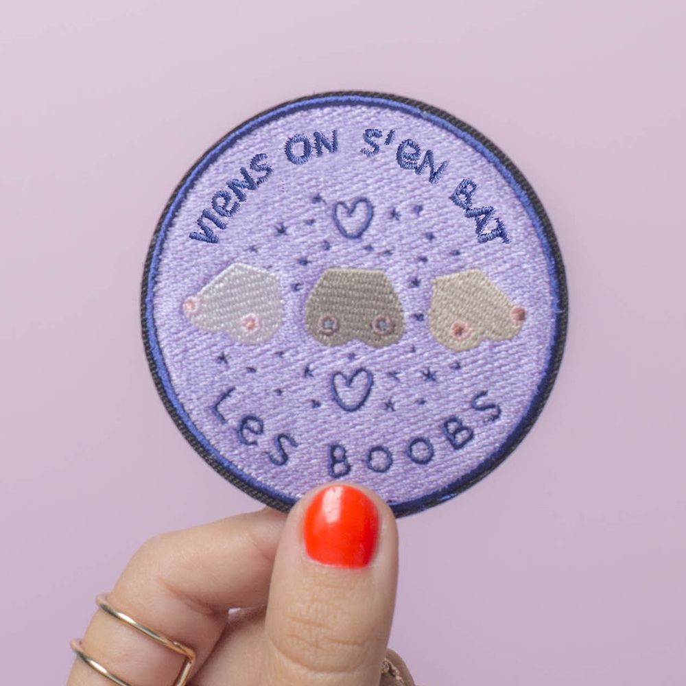Cadeaux - Patch thermocollant On s'en bat les boobs - MALICIEUSE