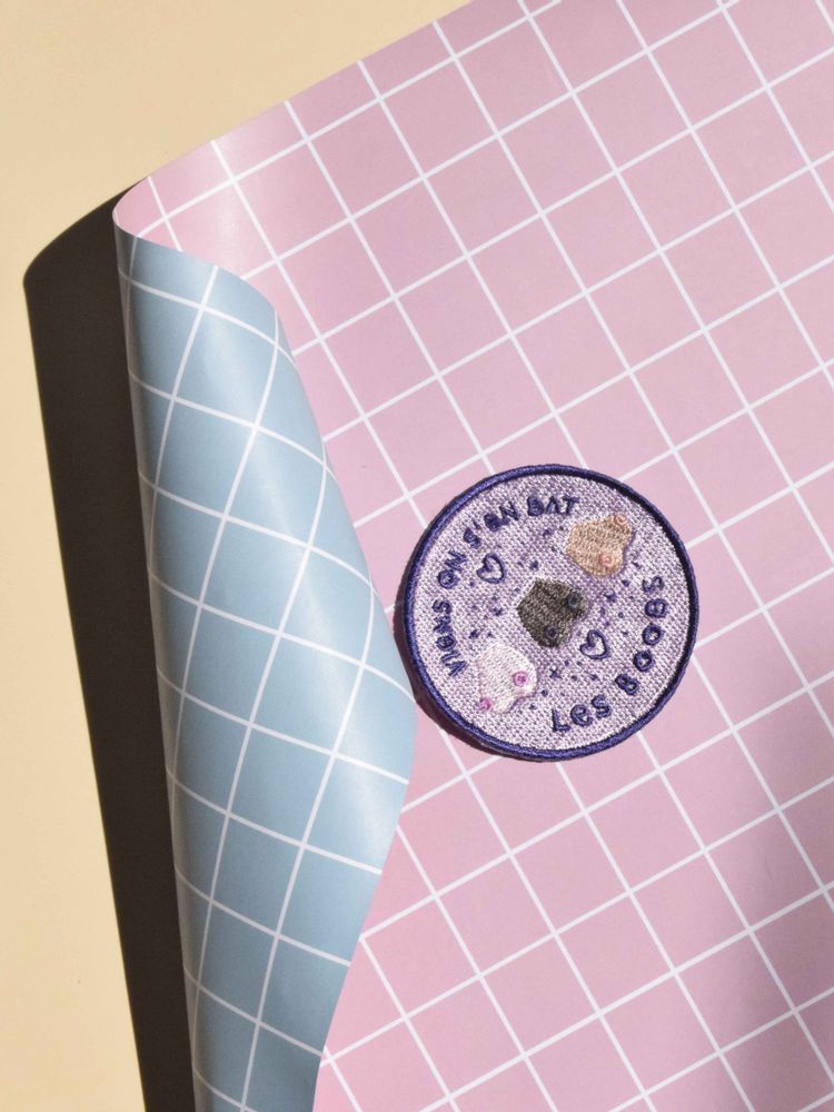 Cadeaux - Patch thermocollant On s'en bat les boobs - MALICIEUSE