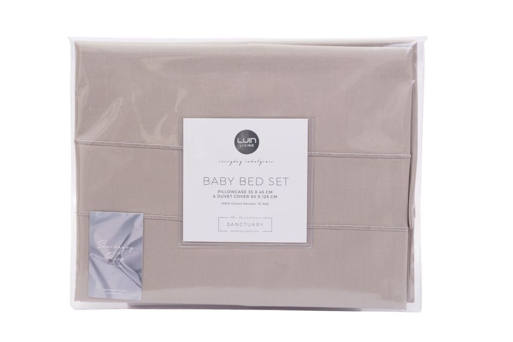 Bed linens - Baby Bed Set – Pillowcase & Duvet Cover 85x125cm & 35x45cm - LUIN LIVING