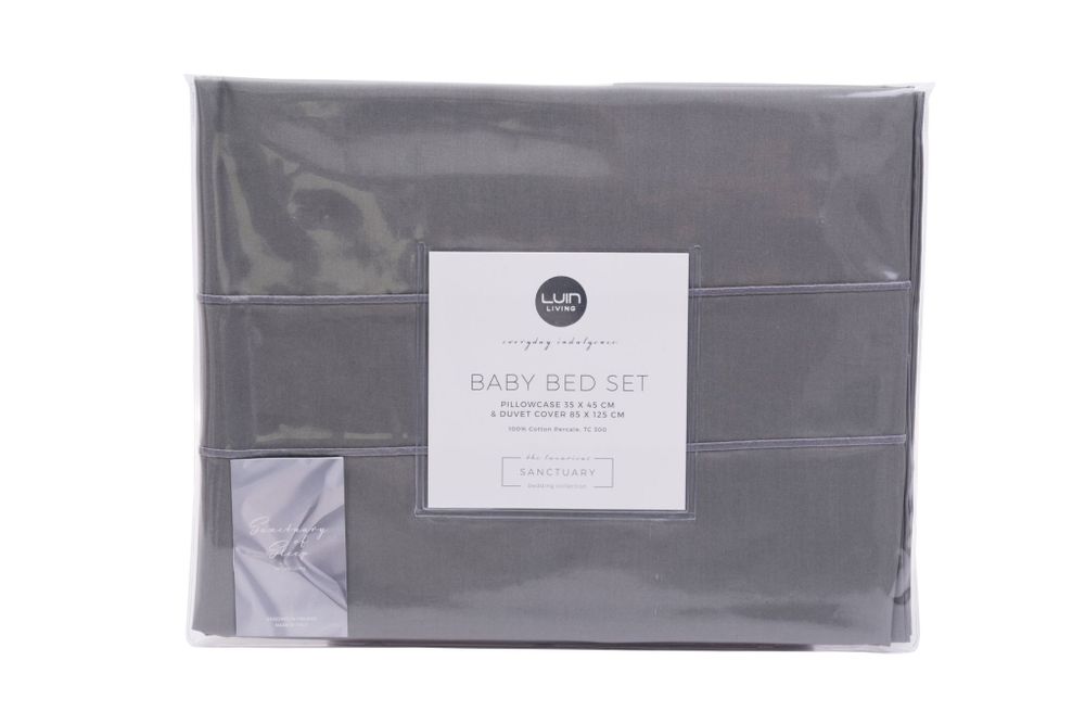 Bed linens - Baby Bed Set – Pillowcase & Duvet Cover 85x125cm & 35x45cm - LUIN LIVING