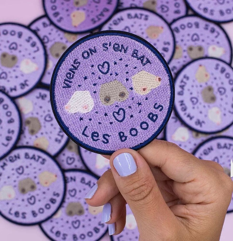 Cadeaux - Patch thermocollant On s'en bat les boobs - MALICIEUSE