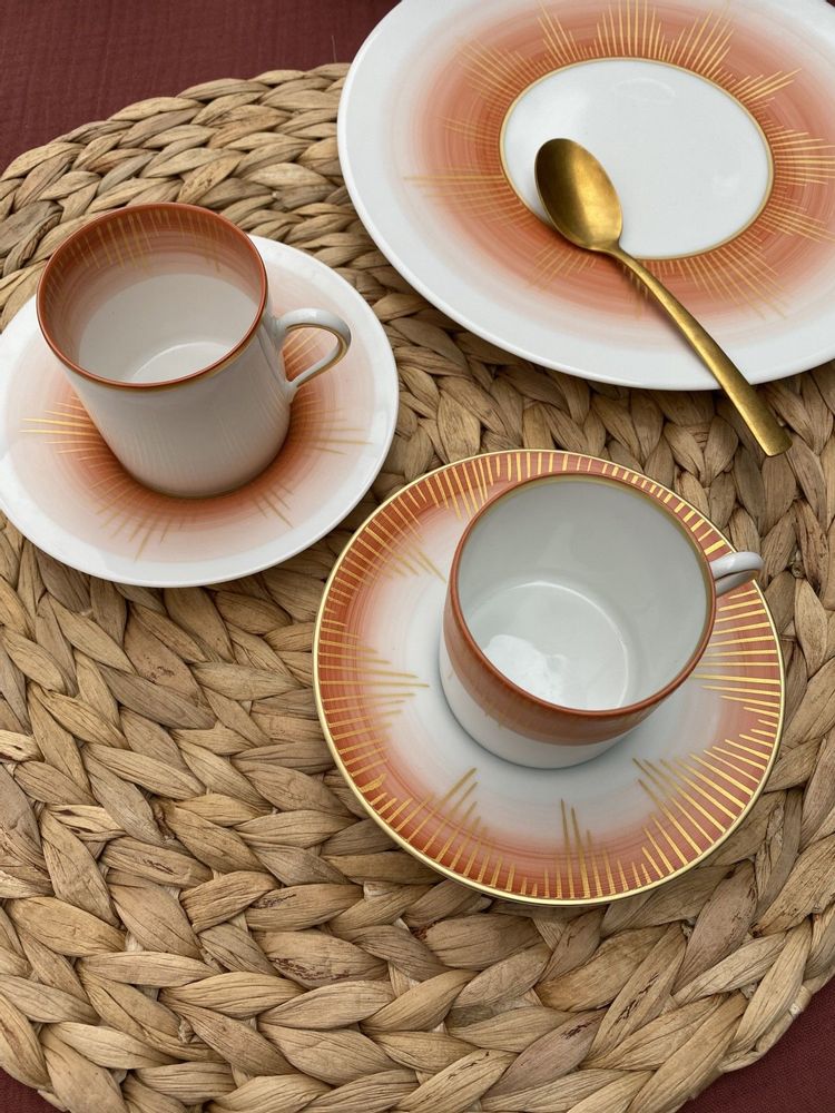 Assiettes au quotidien - Ensemble de quatre assiettes à dessert Saulire - L'ATELIER DES CREATEURS