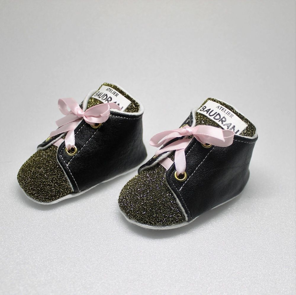 Chaussons et chaussures pour enfant - Chaussures bébé, création unique, 3/6 mois - L'ATELIER DES CREATEURS