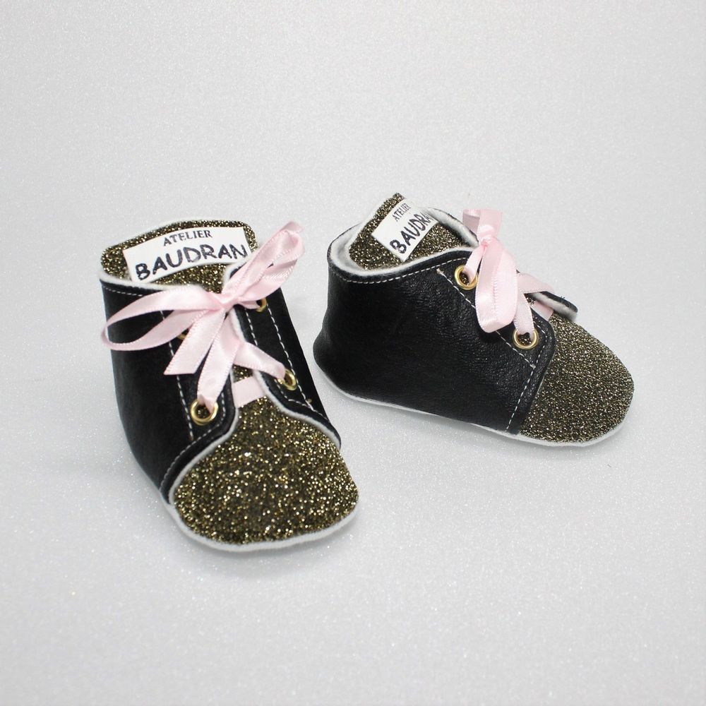 Chaussons et chaussures pour enfant - Chaussures bébé, création unique, 3/6 mois - L'ATELIER DES CREATEURS