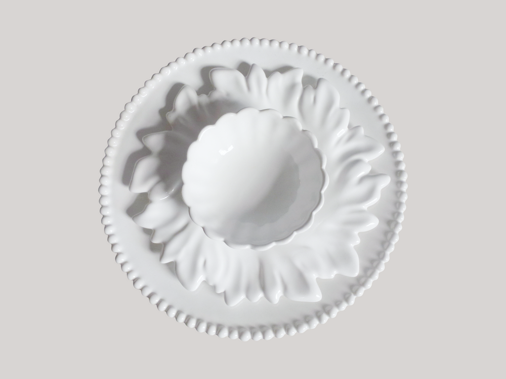 Assiettes de réception - Assiette Perles - BOURG-JOLY MALICORNE