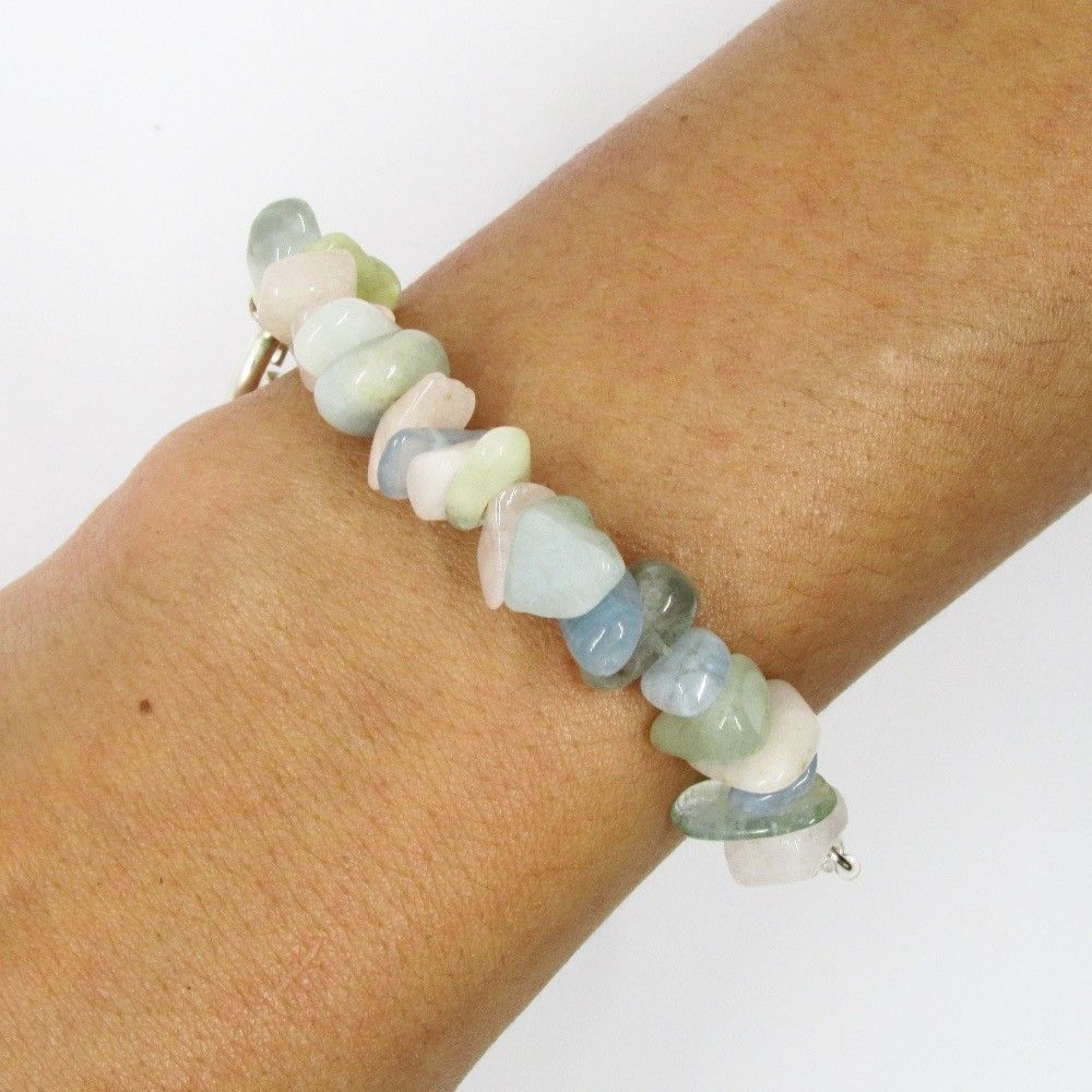 Jewelry - Angelite Earth to Earth Bracelet - L'ATELIER DES CREATEURS