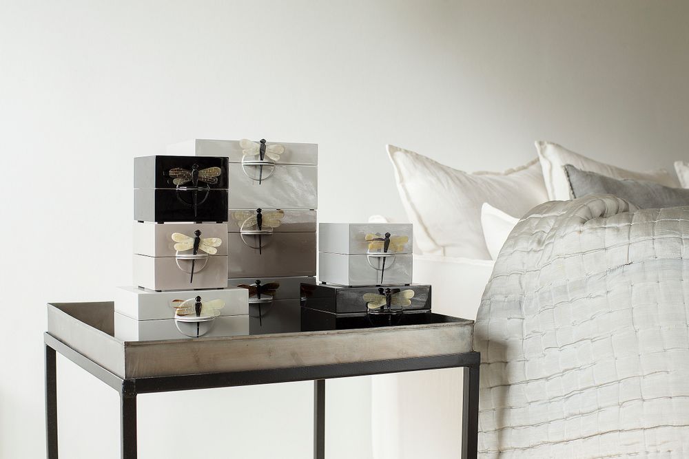 Objets de décoration - Boîte laque libellule - OI SOI OI