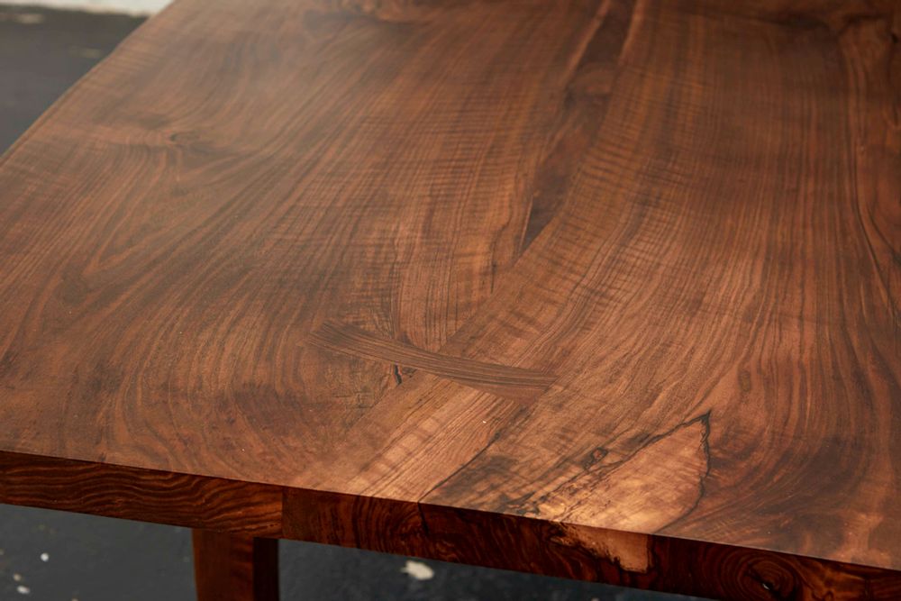 Dining Tables - English walnut dining table. - JONATHAN FIELD