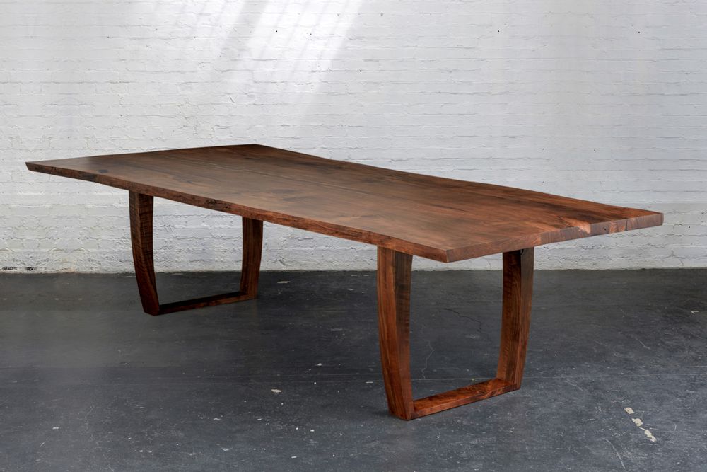 Dining Tables - English walnut dining table. - JONATHAN FIELD