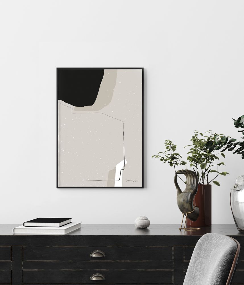 Affiches - AFFICHE ABSTRAITE ROY - XERALIVING