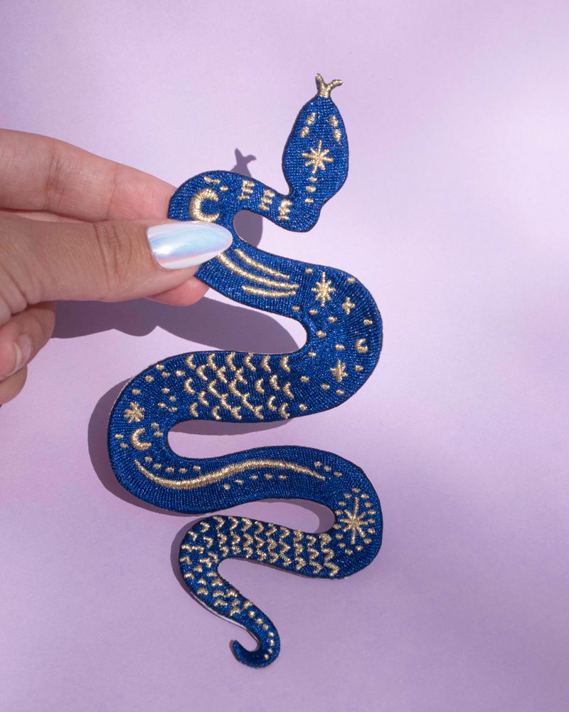 Prêt-à-porter - Patch thermocollant serpent XL - MALICIEUSE