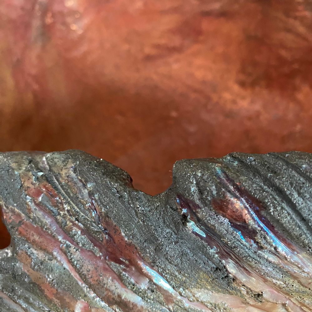 Céramique - Coupe céramique Raku "Magma" - BARBARA BILLOUD