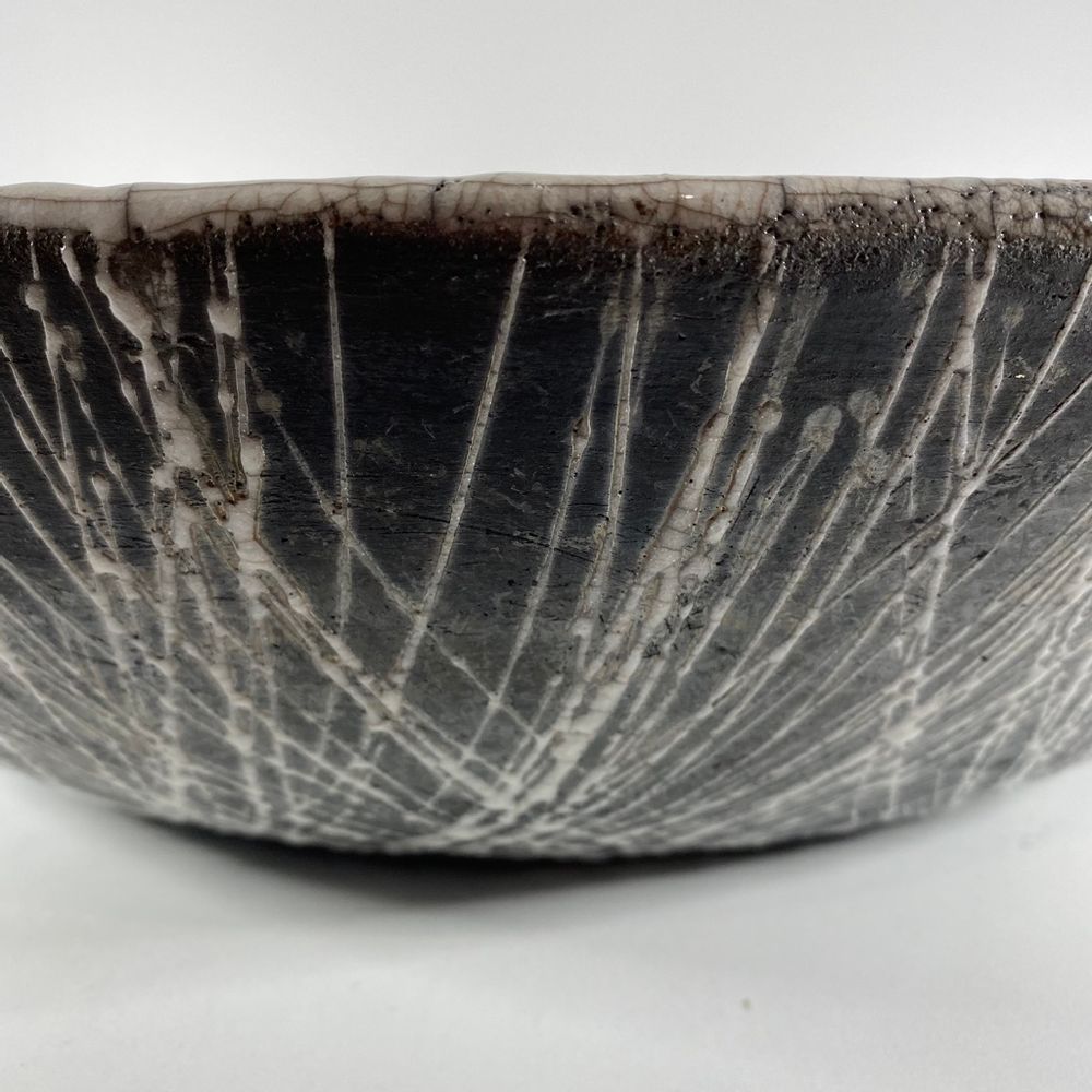 Céramique - Coupe céramique Raku "Movimento" - BARBARA BILLOUD
