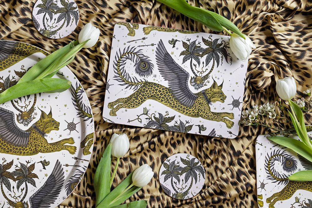 Table mat - Lynx - tray - tablemat - coaster - Serving tray - JAMIDA OF SWEDEN