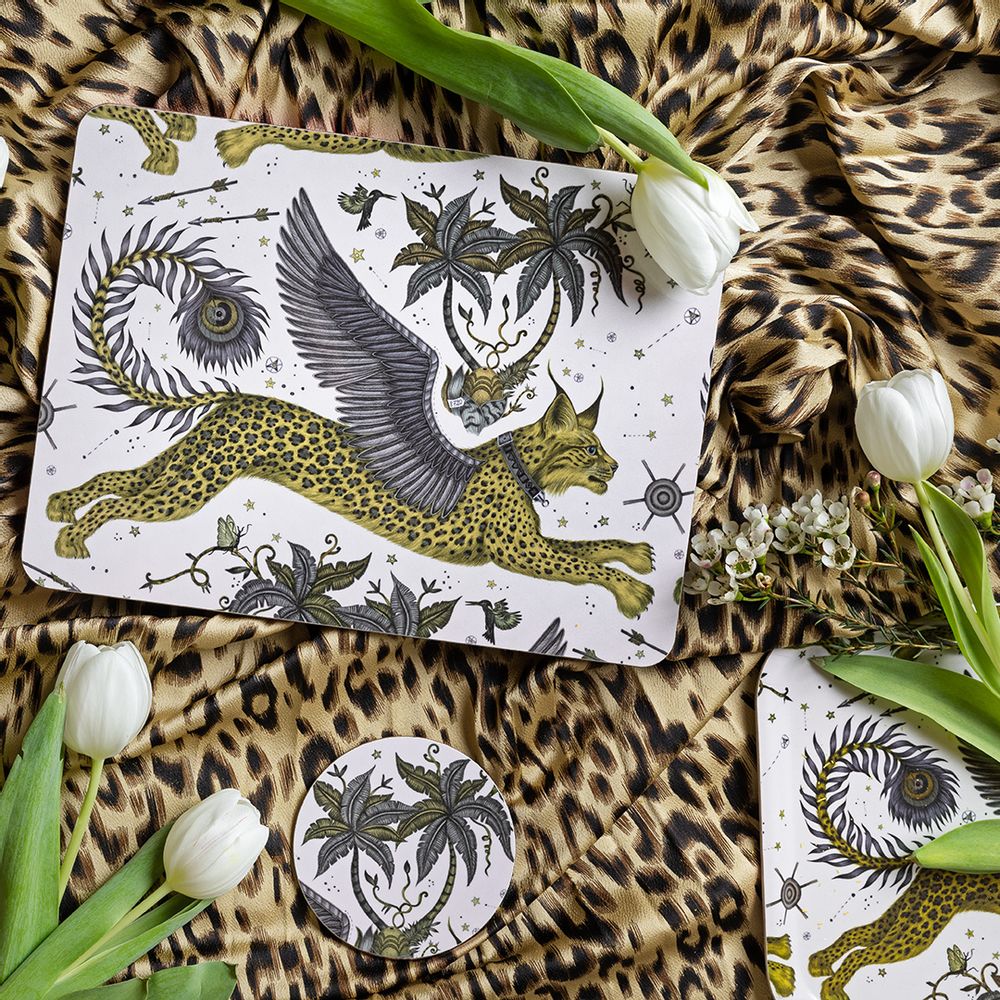 Table mat - Lynx - tray - tablemat - coaster - Serving tray - JAMIDA OF SWEDEN