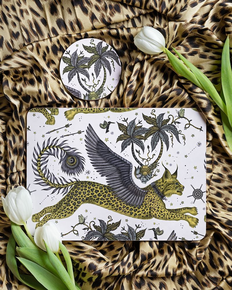 Table mat - Lynx - tray - tablemat - coaster - Serving tray - JAMIDA OF SWEDEN