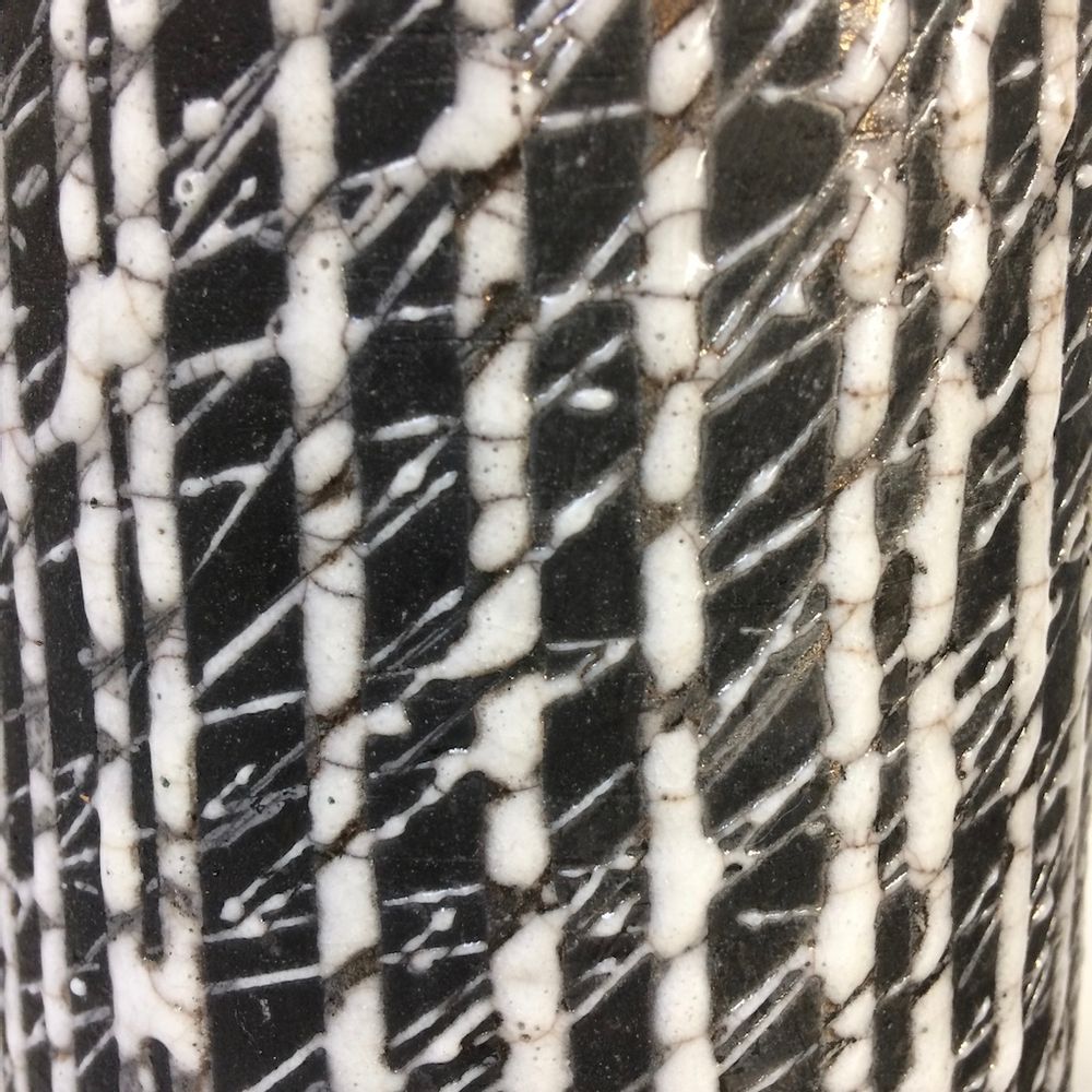 Céramique - Vase céramique Raku "Tweed" - BARBARA BILLOUD