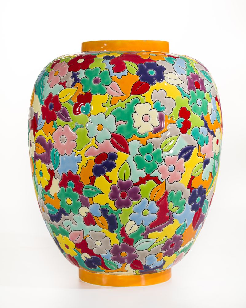 Decorative objects - Vase BILBOQUET open PM (TUTTI FRUTTI) - MANUFACTURE DES EMAUX DE LONGWY 1798