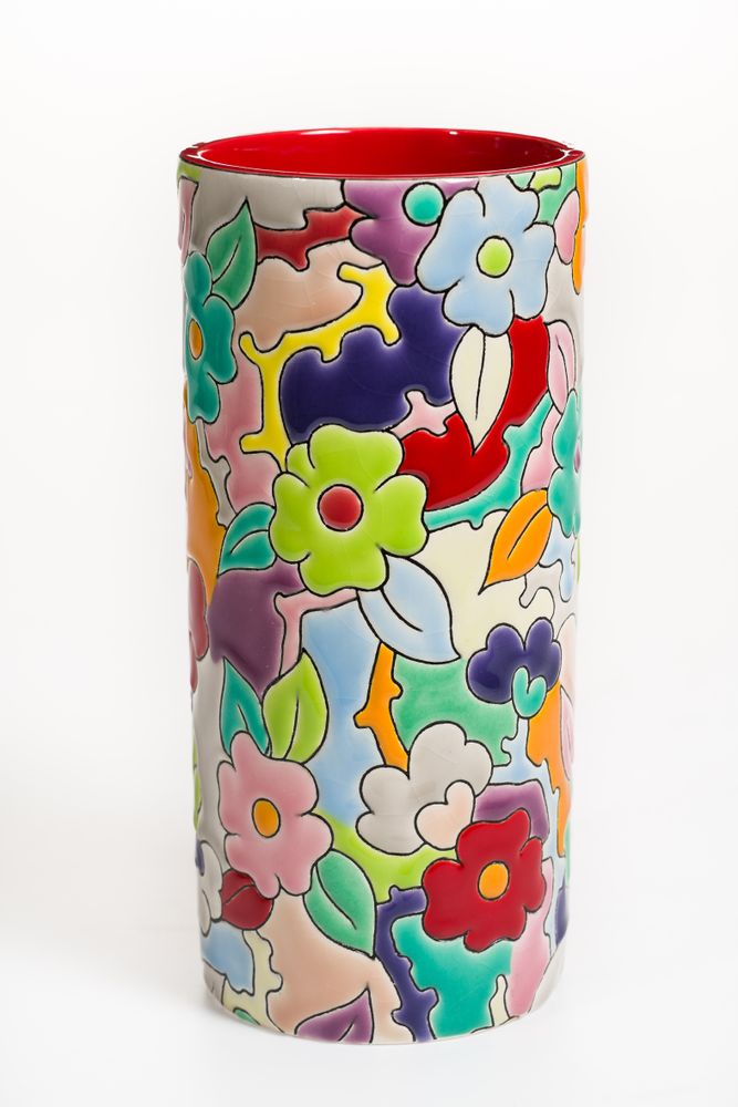 Decorative objects - Vase BILBOQUET open PM (TUTTI FRUTTI) - MANUFACTURE DES EMAUX DE LONGWY 1798
