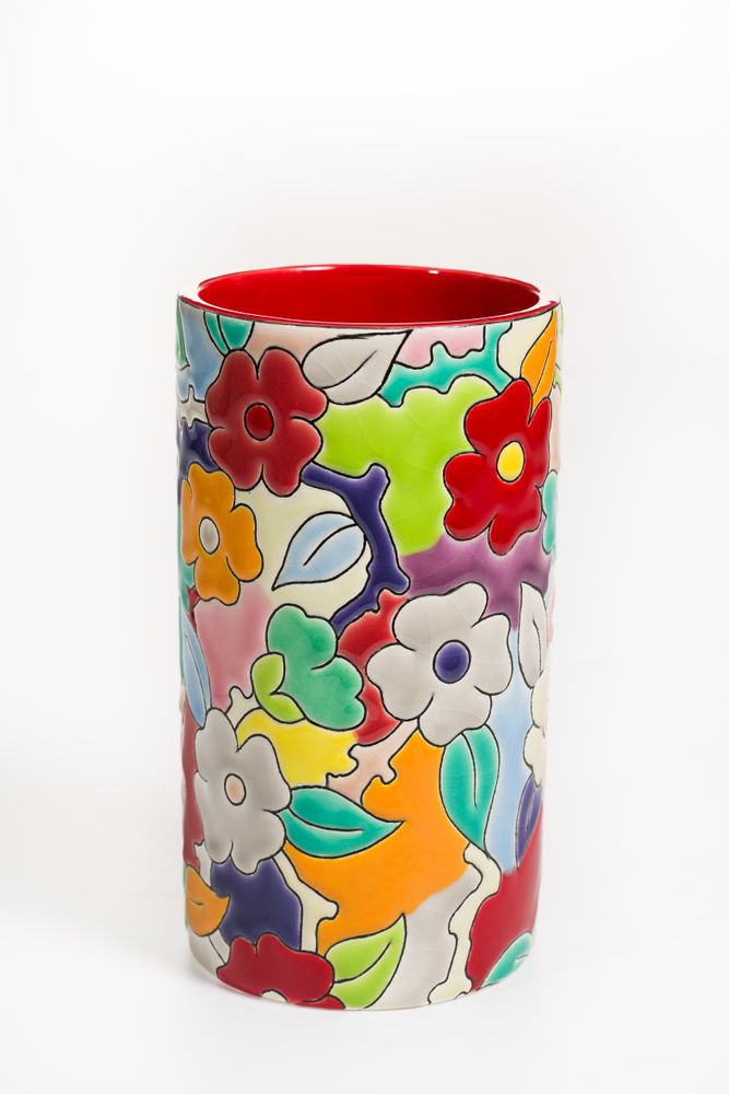 Decorative objects - Vase BILBOQUET open PM (TUTTI FRUTTI) - MANUFACTURE DES EMAUX DE LONGWY 1798