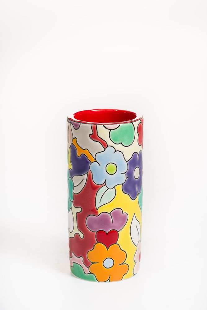 Decorative objects - Vase BILBOQUET open PM (TUTTI FRUTTI) - MANUFACTURE DES EMAUX DE LONGWY 1798