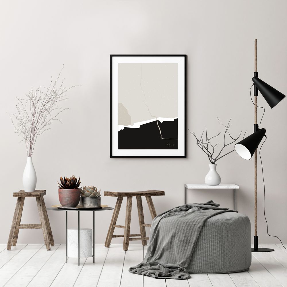 Affiches - AFFICHE ABSTRAITE LOU - XERALIVING