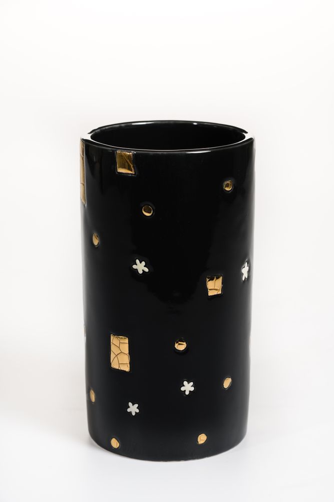 Vases - CORNET VASES (3 sizes). - MANUFACTURE DES EMAUX DE LONGWY 1798