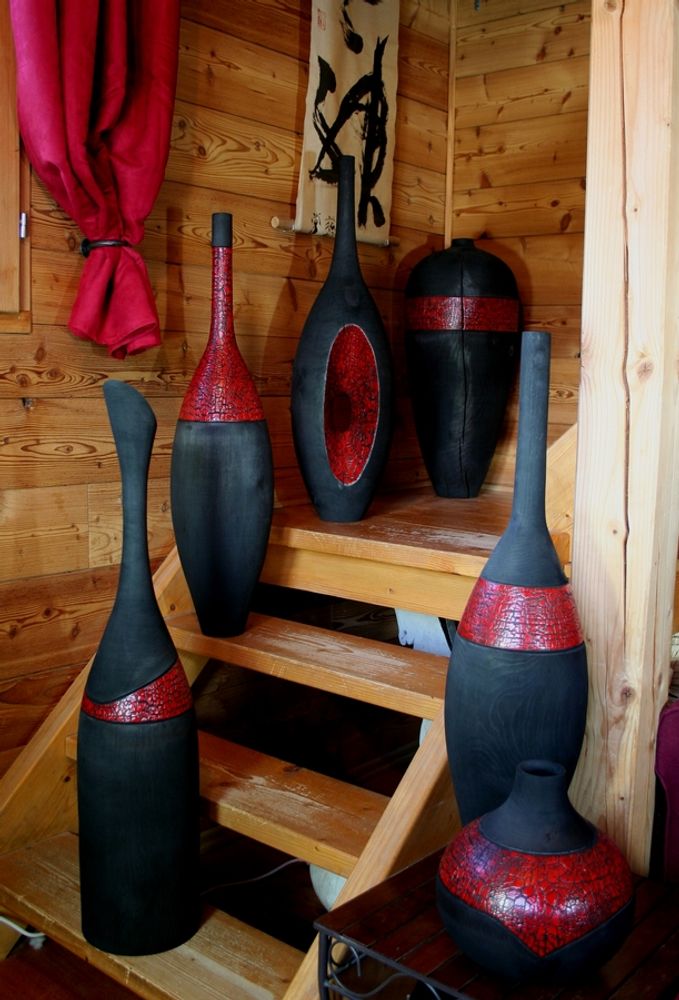 Sculptures, statuettes and miniatures - Sculpture Jéroboam - LE BOIS D'YLVA CREATION CRAKŬ